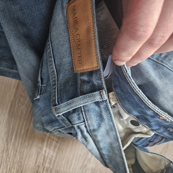 Levi's Made and Crafted Pins Skinny Jeans NWOT size 0/24 - Picture 7 of 7